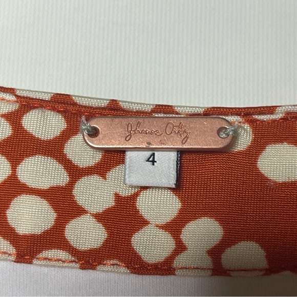 Johanna Ortiz Spice Market Hunter Midi Dress in Orange sz 4 - Picture 4 of 13